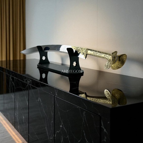YATAGAN PALA SWORD WİTH BRASS YATAGAN PALA SWORD WİTH BRASS